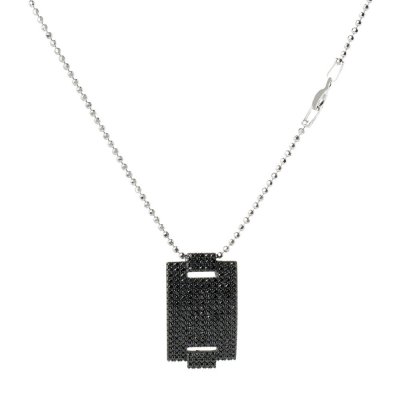 Damhalsband Sif Jakobs P0044-BK-BK-2 (25 cm)