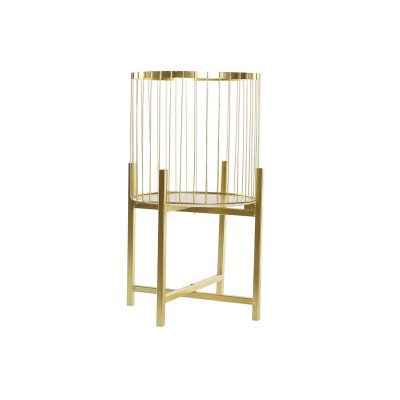 Kruka DKD Home Decor Gyllene Metall (34 x 34 x 58 cm)