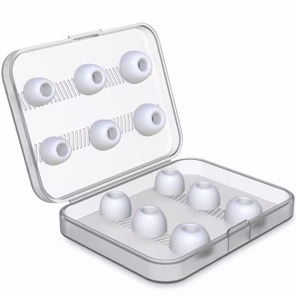 12st Öronkuddar till AirPods Pro med förvaringsask - Vit