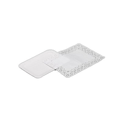 Uppsättning med Brickor Best Products Green 4 Delar Vit Papp (14 x 21 cm)
