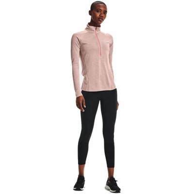 T-shirt med kortärm Dam Under Armour Tech 1/2 Zip Rosa (Storlek: M)