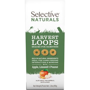 Gnagargodis Selective Harvest Loops Äpple/Linfrö/Jordnöt 80g