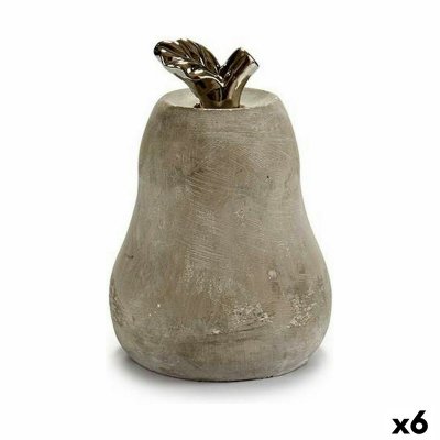 Prydnadsfigur Grå Cement Päron (15 x 20,5 x 15 cm) (6 antal)