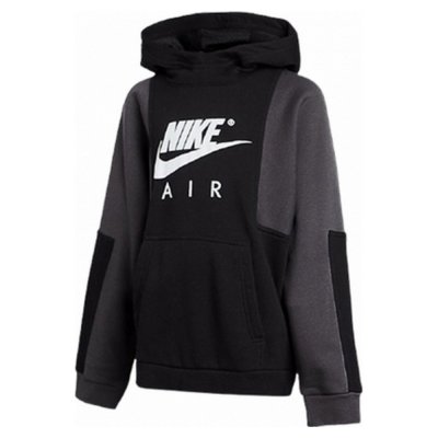 Tröja med huva Unisex Nike AIR PRO DD8712 010 Svart (Storlek: 16 år)