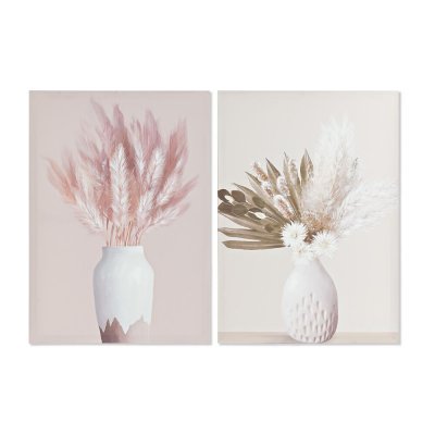 Tavla DKD Home Decor Vas (2 antal) (50 x 3 x 70 cm)