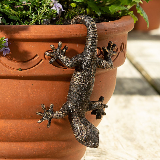 Krukdekoration Gecko