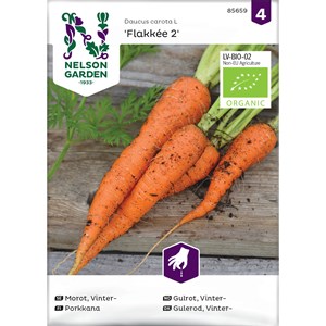 Fröer Nelson Garden Morot Höst/Vinter Flakée 2 Organic