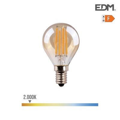 LED-lampa EDM E14 4,5 W F 350 lm (2000 K)
