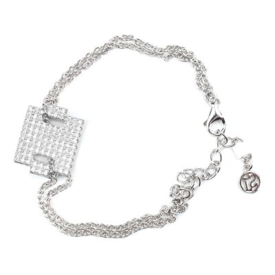 Damarmband Sif Jakobs B0096-CZ Grå Sterlingsilver (16 - 20 cm)