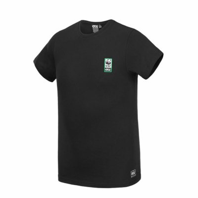 T-shirt med kortärm Herr WWF Classic Svart (Storlek: XL)