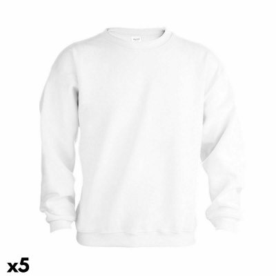 Tröja utan huva Unisex 141301 (5 antal) (Färg: Svart, Storlek: XS)
