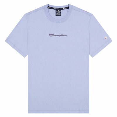 T-shirt med kortärm Champion Crewneck M Violett (Storlek: M)