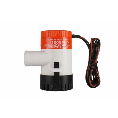 Vattenpump Seaflo Series 1100 GPH Enkel elektrisk avdragare (Renoverade C)