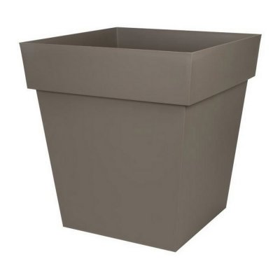 Kruka EDA Tuscan Beige-brun (taupe) polypropen Fyrkantig (49,5 x 49,5 x 52,5 cm)