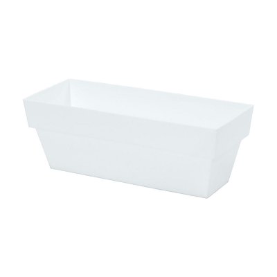 Blomlåda Plastiken Limited Vit (10 x 25 cm)