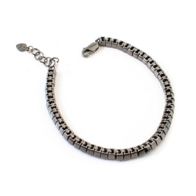 Damarmband Sif Jakobs B007-BK-BK Svart Sterlingsilver (17 - 20 cm)