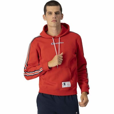 Tröja med huva Herr Champion Sport Tech Röd (Storlek: L)