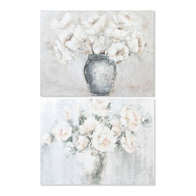 Tavla DKD Home Decor Vase Vas (120 x 3,8 x 90 cm) (2 antal)
