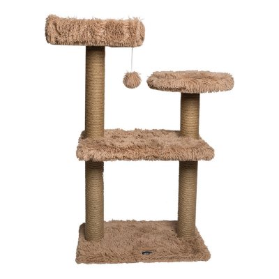 Klösbräda för katter Gloria Níger 110 x 40 x 86 cm Träd Beige