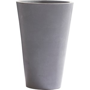 Kruka Carma Konisk Grå Stor