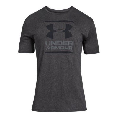T-shirt med kortärm Herr FOUNTATION Under Armour 1326849 019 Grå (Storlek: S)