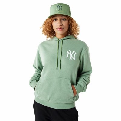 Tröja med huva Barn New Era MLB New York Ljusgrön (Storlek: M)