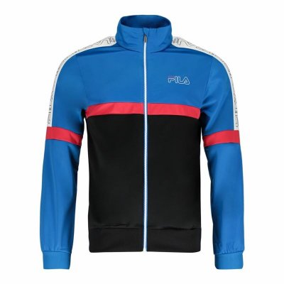Träningsjacka Herr Fila Leo Trak Blå (Storlek: S)