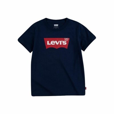 T-shirt med kortärm Barn Levi's E8157 Marinblå (5 år)