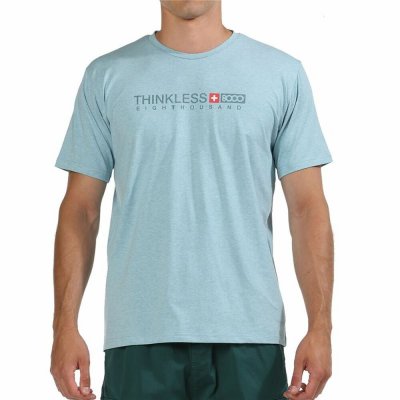 T-shirt med kortärm Herr mas8000 Vigorous Turkos (Storlek: L)
