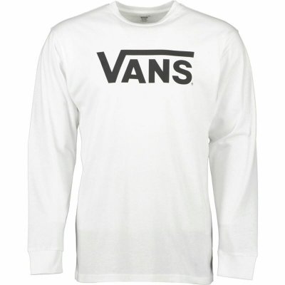 T-shirt med lång ärm Herr Vans Classic Vit (Storlek: XL)