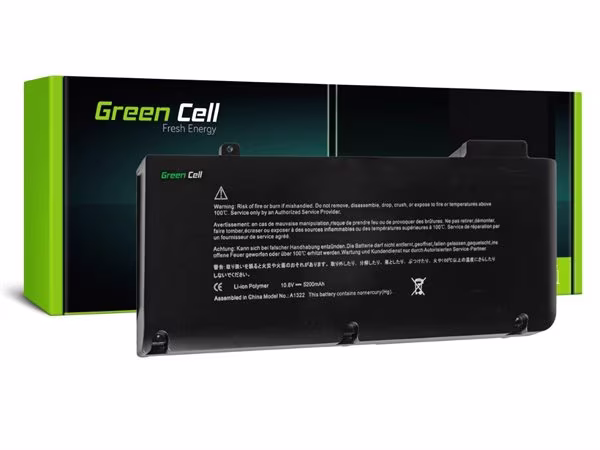 Laptop batteri till Apple Macbook Pro 13 A1278 (Mid 2009-Mid 2012) / 11,1V 4400mAh