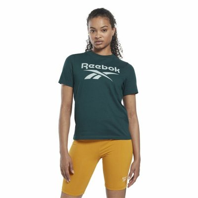 T-shirt med kortärm Dam Reebok Identity Turkos (Storlek: L)