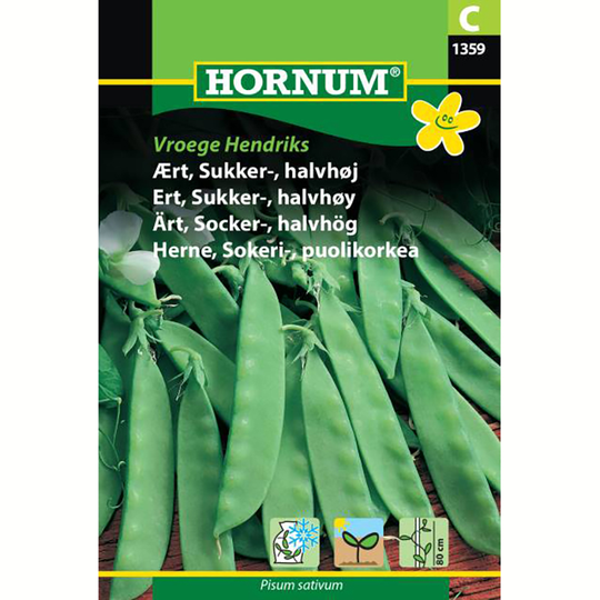 Sockerärt 'Vroege Hendriks'