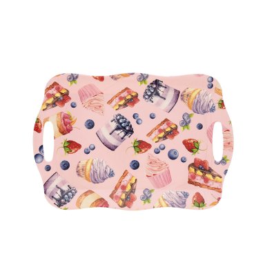 Bricka Quid Habitat Bakverk Plast Multicolour (34 x 25 x 2 cm) (Pack 12x)
