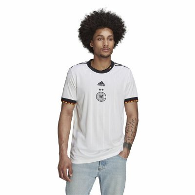 Kortärmad fotbollströja för herrar Adidas Germany 21/22 (Storlek: M)
