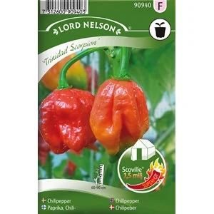 Fröer Nelson Garden Chilipeppar Trinidad Scorpion