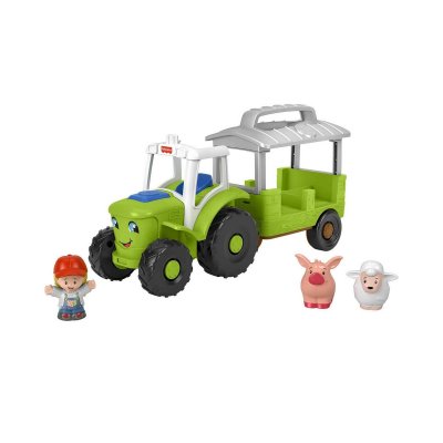 Playset Fisher Price Little People Grön Traktor