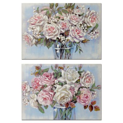 Tavla DKD Home Decor Vas (2 antal) (100 x 3 x 70 cm)