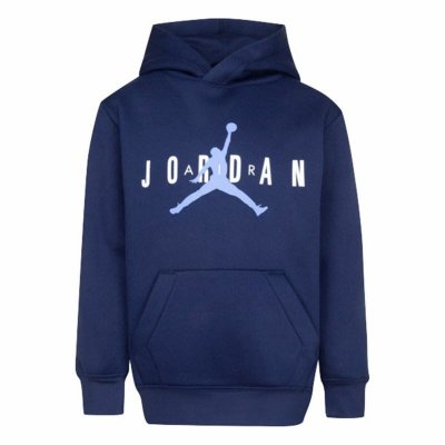 Tröja med huva Unisex Nike Jordan Jumpman Blå (Storlek: 2-3 år)