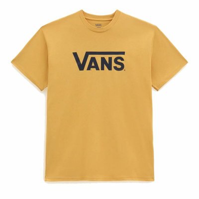 T-shirt med kortärm Herr Vans Essential Visor Sticker Gul (Storlek: L)