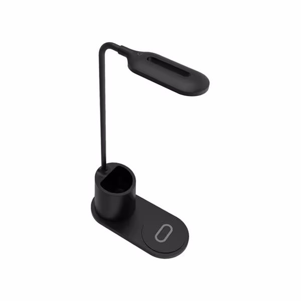 LED Bordslampa med Trådlös QI-laddare - Rebeltec