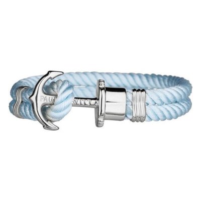 Unisexarmband Paul Hewitt Ljusblå Nylon (Mått: 24 cm)
