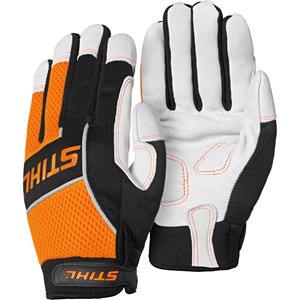 Arbetshandske STIHL Advance Ergo MS, Vit/svart/orange