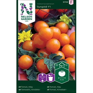 Fröer Nelson Garden Körsbärstomat Sungold F1