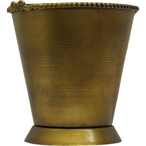 Kruka Metall Antik brass, D13,5 cm