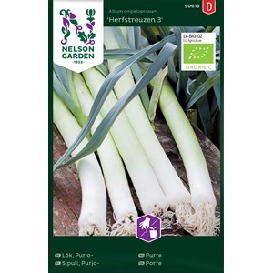 Fröer Nelson Garden Purjolök Herfstreuzen 3 Organic