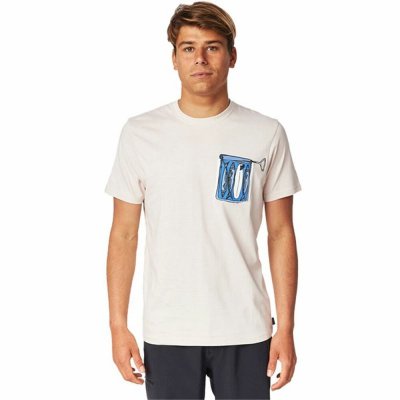 T-shirt med kortärm Dam Rip Curl Inda Pocket Vit (Storlek: M)