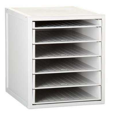 Modular Filing Cabinet Archivo 2000 ArchiSystem 6 lådor Grå (35,6 x 31,6 x 36,2 cm)