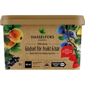Trädgårdsgödsel Hasselfors Gödsel för Frukt och Bär, 3 l