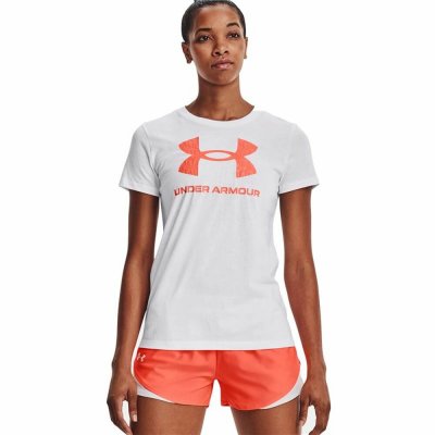 T-shirt med kortärm Dam Under Armour Sportstyle Vit (Storlek: XS)